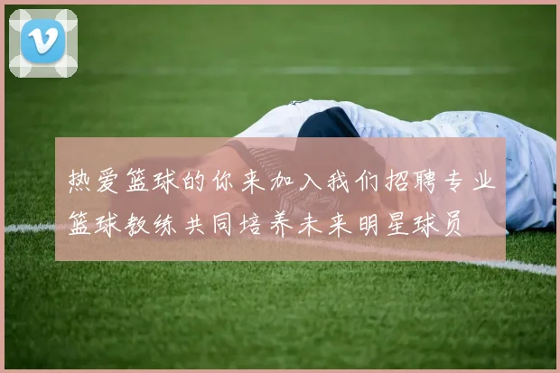 热爱篮球的你来加入我们招聘专业篮球教练共同培养未来明星球员